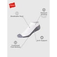 Hanes Men's XTemp Cushioned with Arch & Vent No Show Socks, 12 Pack