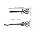 thumbnail image 2 of LOLIPPYY 2 Pcs Pinces à Cils en Acier Inoxydable Noir avec Embouts Inclinés pour Modelage des Sourcils et Extensions de Cils, 2 of 8