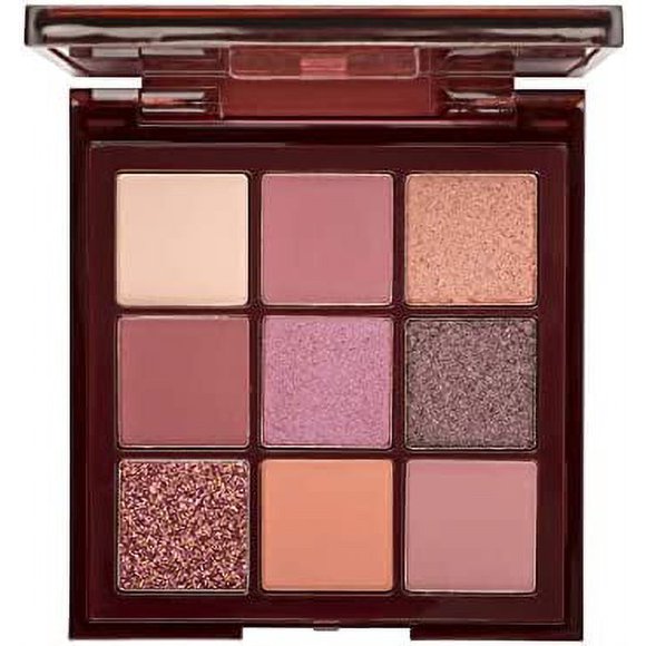 Bolver Eyeshadow Makeup Palette, Warm Neutrals, Highly Pigmented Long Lasting, Shimmer & Matte Eyeshadow Palette with 9 Unique Shades