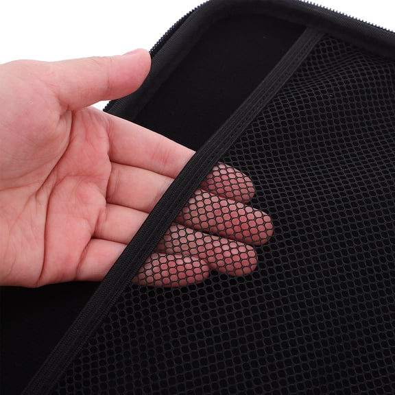 Ostracsh Hard Shell Travel Sunglasses Organizer Case For Multiple Glasses Portable Eyeglass Storage Box Eyewear Holder With 7-Slot For Men Women Black