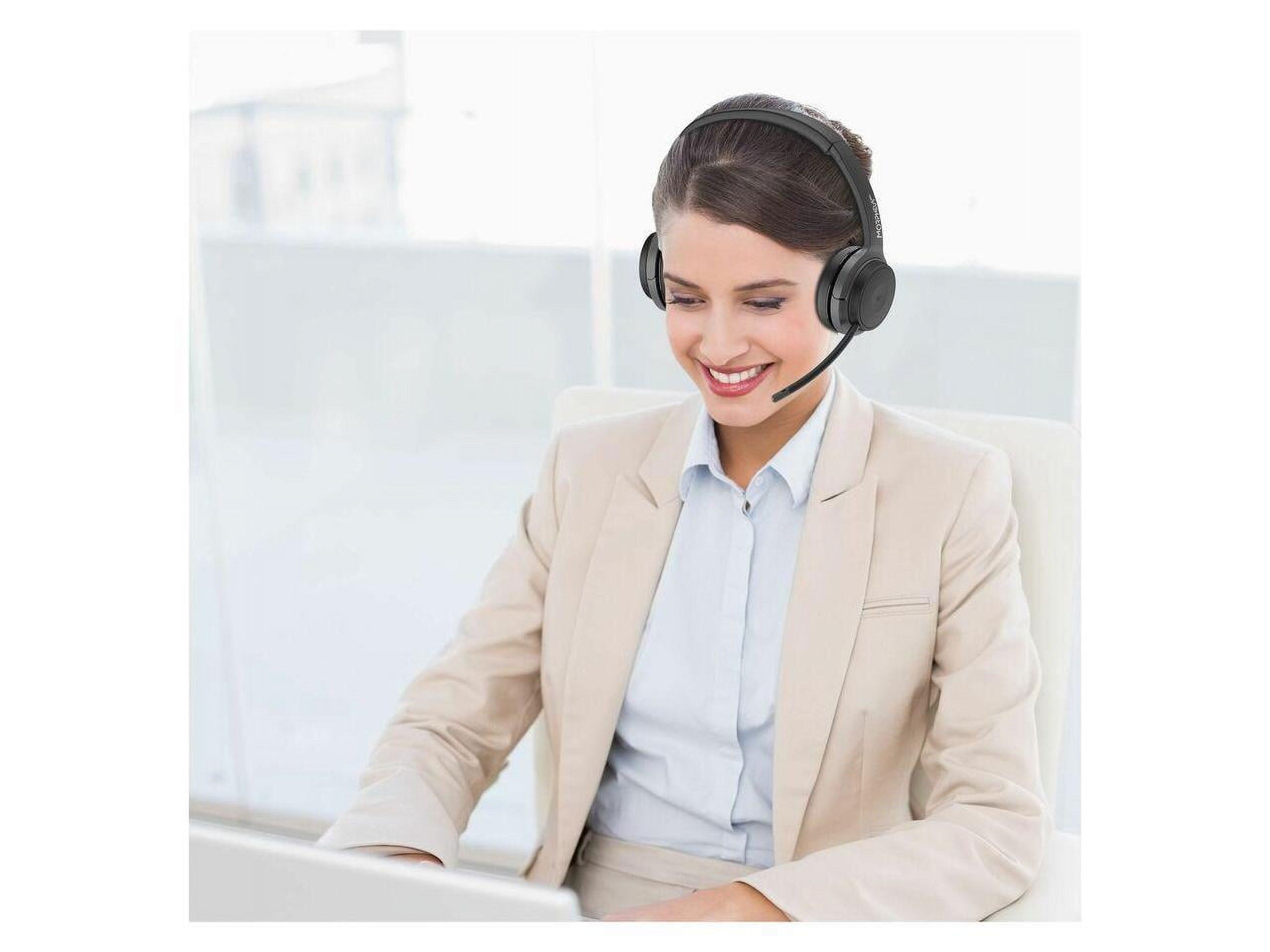 MORPHEUS 360 ADVANTAGE STEREO WIRELESS HEADSET WITH DETACHABLE BOOM MICROPHONE-B