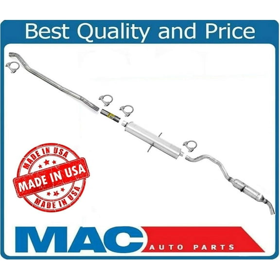 For 01-07 Town & Country 3.3 119 Wheel Base No Stow Muffler Exhaust System USA