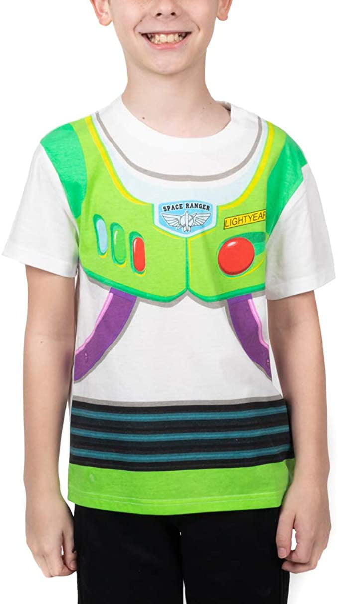 Toy Story 4 Buzz Lightyear Space Ranger Disney Movie T-Shirt New Boys LG 10 12 