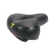thumbnail image 2 of Xihbxyly Sillín de Bicicleta Acolchado, Asiento de Cuero Grueso y Cómodo, Diseño Transpirable con Ventilación Hueca, Banda Reflectante para Seguridad Nocturna, Ejercicio Al Aire Libre, Entusiastas De, 2 of 3