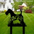 thumbnail image 4 of Handmadetneonsign Wire Fox Terrier Dog Metal With Stake, Dog Metal Name Sign, Terrier Dog Metal Stake 67151, 4 of 5