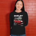 thumbnail image 4 of Ford Shelby Super Snake GT500 Women's Long Sleeve T-shirt American Mustang Cobra Racing, 4 of 7