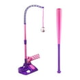 thumbnail image 2 of Luwecf Kids Baseball Pitching Machine Activities Baseball Thrower Baseball Launcher for Pink, 2 of 9