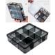 thumbnail image 5 of Caja de almacenamiento de plástico Macarena organizador de joyas 9 rejils L, 5 of 8