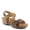PURPLE MULTI, variant on Women's OSUNA Hook-and-Loop Leather Sandals – Floral Cork Design, Adjustable Straps, Cushioned Demi-Wedge Sole