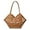 Light Brown, variant on PVC Paper Women Tote Shoulder Bag Large Capacity Waterproof Handle Bag Trendy Washed Armpit Bag for Work Date