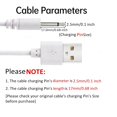 thumbnail image 2 of Cable de carga Densleonis de 2,5 mm USB a DC, paquete de 2, 2 of 4
