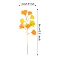 thumbnail image 3 of Artificial Yellow Branches Decorative Leaf Stems For Wedding Backdrop Vase Arrangement Fall Home Decor, 3 of 7