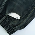 thumbnail image 4 of Hessimy Girls Flare Jeans Kids Fashion Stretchy Denim Pants Bell Bottoms with Pockets(Navy,15-16 Years), 4 of 4