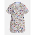 thumbnail image 4 of Pride Women's Knit Notch Collar Top and Shorts Pajama Set from Way to Celebrate, 2-Piece, Sizes XS-3X, 4 of 4