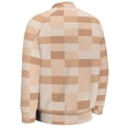thumbnail image 6 of Pixelated Nudity Censored Light Skin Baseball Jersey Fashion Ribbed Sleeve Man Women's Jacket Motion Tops XXS-6XL, 6 of 7