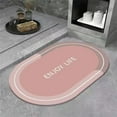 thumbnail image 5 of Lydiaunistar Bath Mats for Bathroom, Absorbent Non-Slip Crystal Velvet Drying Floor Mat, Plastic Soft Comfortable Stain Resistant Easy Clean Bathroom Rug, 80x50cm 31.49x19.68in, 5 of 5