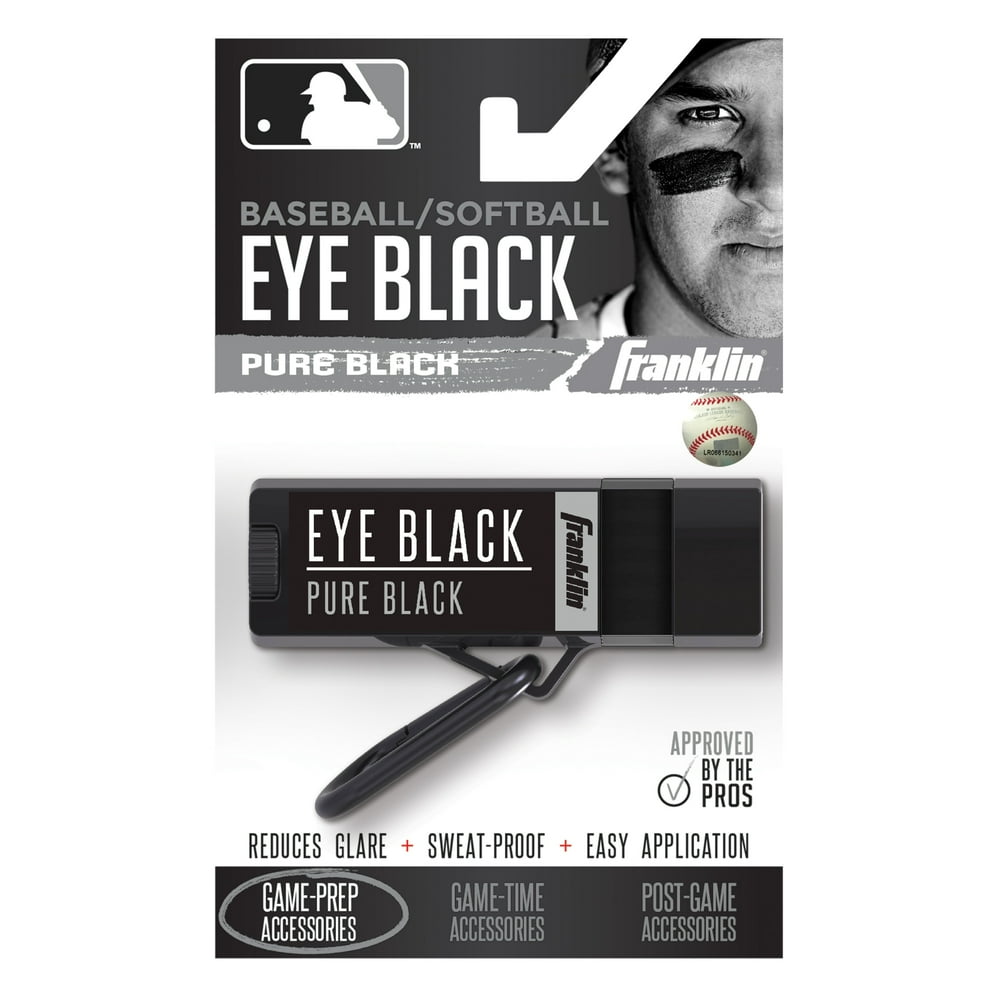 Franklin Sports MLB Premium Eye Black Pure Black