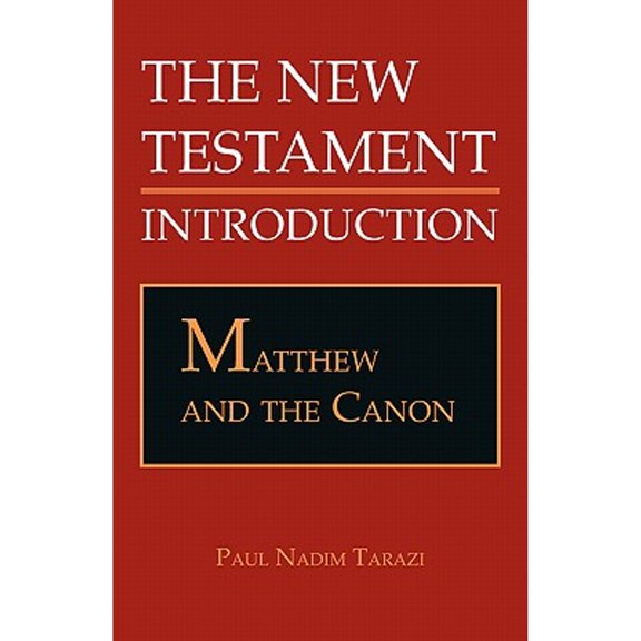 Matthew and the Canon (Paperback)