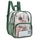 thumbnail image 2 of Mochila transparente Busiuw para eventos en estadios, 30 x 30 x 15 cm, color verde bosque, 2 of 7