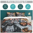 thumbnail image 5 of Rod Wave 3-Piece Bedding Set Duvet Cover Set Soft Warm And Comfortable Soft Bed Set with 1 Duvet Cover And 2 Pillowcases for Bedroom, 5 of 7