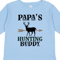 thumbnail image 4 of Inktastic Papa Hunting Buddy Bow Hunter Boys or Girls Long Sleeve Toddler T-Shirt, 4 of 5