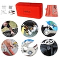 thumbnail image 2 of 46-In-1 Tool Kit & Screwdriver Socket Set | Multi-Purpose Tool Case For Home, Car, Bike Repair | Spanner, Wrench, Goti Pana, Torx, Hand Tool Set, Red | Professional Mechanic, Comfortable, 2 of 5