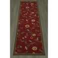 thumbnail image 3 of Ottomanson Ottohome Collection Non-Slip Rubberback Floral Leaves Design Indoor Rug, 3 of 5
