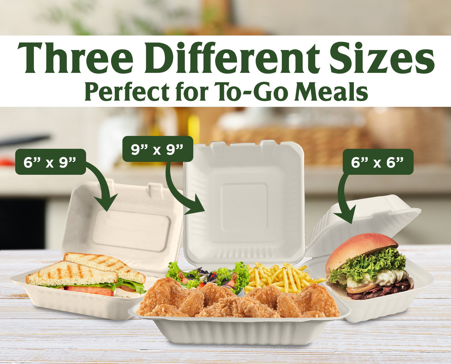 Preserve2Go 9 x 9 - Reusable to-go Container (48 count)