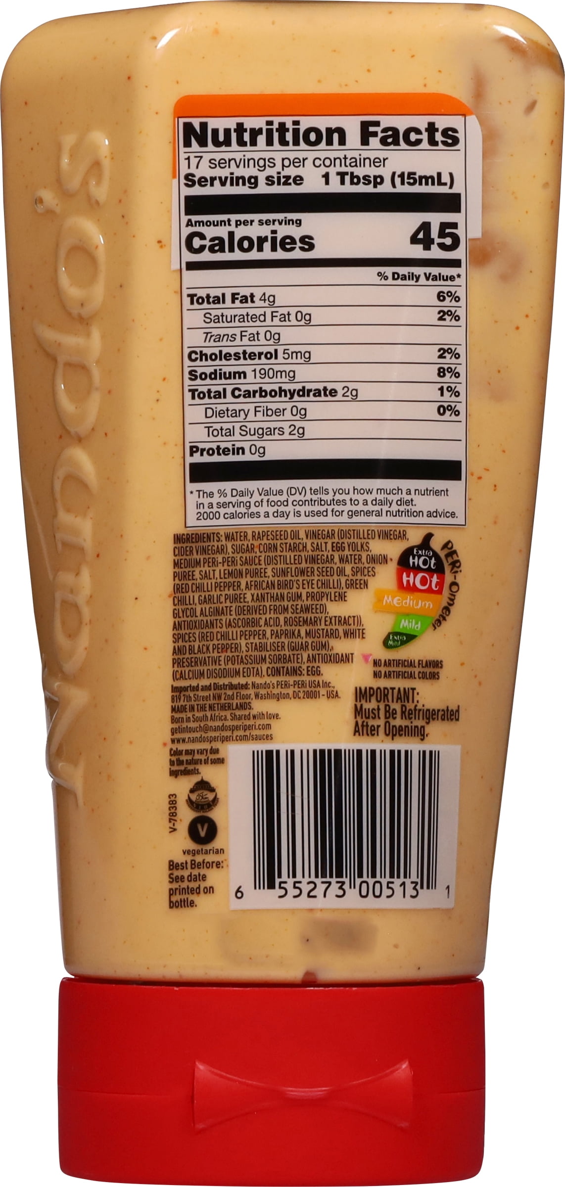 Nando's Perinaise Spread & Dressing 8.6 fl oz