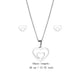 thumbnail image 3 of Collar Pendientes Set Heart Feeling Corazón Collarbone Cadena Mujer japonesa y del Sur Instagram Accesorios, 3 of 8