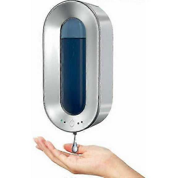 Automatic Soap Dispenser 700ML with Sensor Touchless Wall Mounted Soap Dispenser Disinfectant Silver