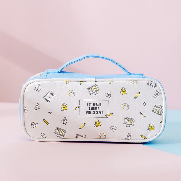 Kawaii Estuches De Lápices De Gran Capacidad Bolsa Titular Caja Para Niñas Oficina Estudiante Papelería Organizador Suministros Escolares