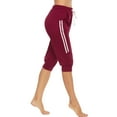 thumbnail image 3 of Uniexcosm Womens Capri Sweatpants for Yoga Workout Running Cropped Lounge Jogger Pants with Pockets, 3 of 7