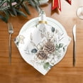 thumbnail image 2 of GZHJMY Pinecone Leaves Cloth Napkins Washable Napkin for Dinner Table Decorative for Home Dinner Restaurant Parties 20 Inch 4 Pack Decorative Washcloths, 2 of 7