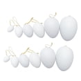 thumbnail image 2 of 12 Uds. de huevos de Pascua de simulación, huevos falsos s, artesanías, huevos de aves artificiales, decoración de Pascua para pintar el hogar,, 2 of 8