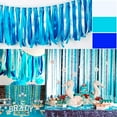 thumbnail image 6 of Ribbon Tassel Garland, Blue Fabric Banner Backdrop Bunting Hanging Decoration for Baby Shower, Weddings, Birthday, Anniversary, Graduation Party Decor, 6 of 6