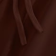 thumbnail image 4 of Pantalones de Cintura Elástica de Algodón de Color Sólido Pantalones de Playa de Pierna Recta con Bolsillos de Cordón, 4 of 9