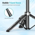 thumbnail image 2 of Trípode Selfie Stick Qirita 51 pulgadas extensible para iPhone/Samsung, 2 of 9