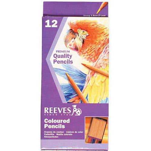 Reeves Colored Pencil, 3.8mm Tip, 7", Assorted Colors, Multiple Counts
