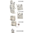 thumbnail image 2 of 6 Pack Kitchen Line Set 2 Oven Mitts 2 Pot Holder 2 Washclothing gift Set, 2 of 7