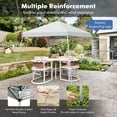 thumbnail image 6 of Costway 10x10ft Patio Outdoor Instant Pop-up Canopy Slanted Leg UPF50+ Sun Shelter White, 6 of 11