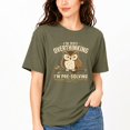 thumbnail image 5 of Retro I’M Not Overthinking Pre Solving Problems Owl T-Shirt – Vintage Humor – Unisex Casual Wear, 5 of 6