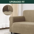 thumbnail image 4 of CHUN YI 1-Piece Checks Stretch Sofa Cover Slipcover Couch Cover, 4 of 6