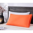 thumbnail image 2 of Dreamon Halloween Super Soft Microfiber Pillowcase-Rich Orange-Standard/Queen, 1 Piece, 2 of 7