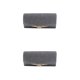 thumbnail image 4 of Guardurnaity Bolso de hombro elegante y práctico de poliéster que mantiene los artículos seguros y accesibles Bolso de hombro con cadena gris gris oscuro 2Conjunto, 4 of 6
