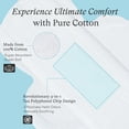 thumbnail image 3 of PurComfy Teens Period Pads with Wings for Tweens, Organic Cotton Sanitary Pads for Teen Girls 9-14, Mini Petite, 15 CT, 3 of 8