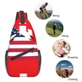 thumbnail image 5 of Lsque USA Switzerland Pattern Cross Chest Bag Diagonally – Premium Durable Front Chest Sling with Adjustable Padded Strap, High-Capacity Storage, 5 of 8