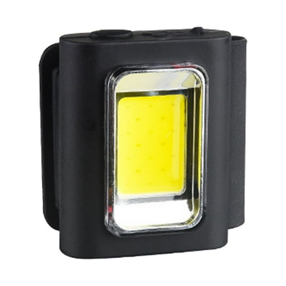 xjwjuw Mini Hat Clip Headlamp, Rechargeable LED Running Light with High Brightness and 3 Modes and Red Strobe, Portable Waterproof Clip On Flashlight for Night Running Camping Hiking Cycling