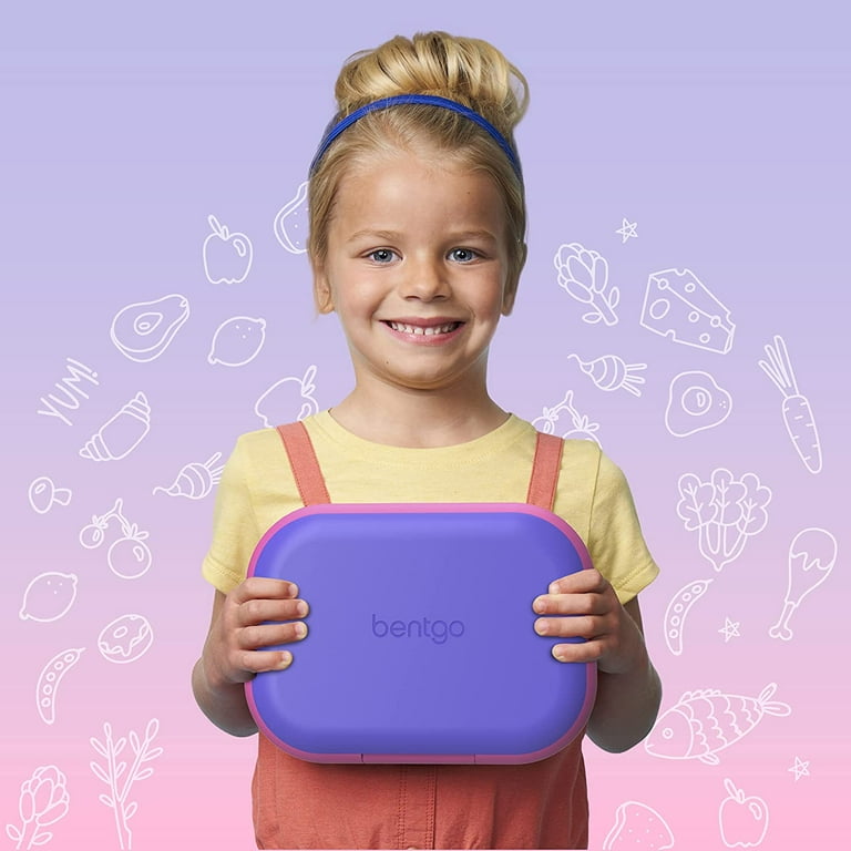 Bentgo Chill Bento-Style Kids Lunch Box - Removable Ice Pack - Gray