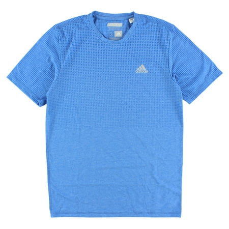 - Adidas Mens Aeroknit Climacool T Shirt Blue S